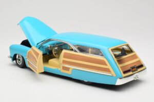 Mercury Merc Woodie Modrý Hot Wheels 1:18 27806 Kov – obrázek 5 z 8
