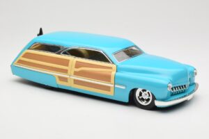Mercury Merc Woodie Modrý Hot Wheels 1:18 27806 Kov – obrázek 6 z 8