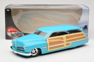 Mercury Merc Woodie Modrý Hot Wheels 1:18 27806 Kov – obrázek 8 z 8