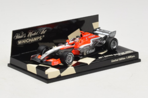 MF1 M16 #18 T. Monteiro MF1 Racing Showcar 2006 Minichamps 1:43 400060088 Kov – obrázek 2 z 5