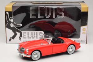 MG A 1600 Roadster Mk I Elvis Presley Blue Hawaii Movie GreenLight 1:18 13524 Kov – obrázek 8 z 8