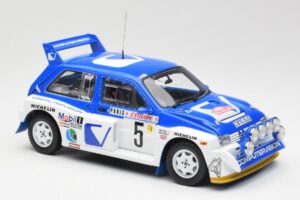 MG Metro 6R4 #5 T. Pond / R. Arthur Rally Monte Carlo 1986 Sun Star 1:18 5537 Kov – obrázek 6 z 8