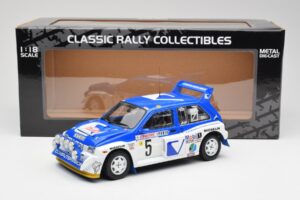 MG Metro 6R4 #5 T. Pond / R. Arthur Rally Monte Carlo 1986 Sun Star 1:18 5537 Kov – obrázek 8 z 8