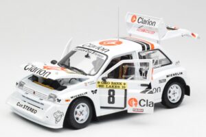 MG Metro 6R4 #8 P. Eklund / D. Whittock Rally Finland 1986 Sun Star 1:18 5536 Kov – obrázek 2 z 8