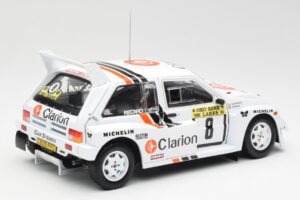 MG Metro 6R4 #8 P. Eklund / D. Whittock Rally Finland 1986 Sun Star 1:18 5536 Kov – obrázek 3 z 8
