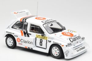 MG Metro 6R4 #8 P. Eklund / D. Whittock Rally Finland 1986 Sun Star 1:18 5536 Kov – obrázek 6 z 8