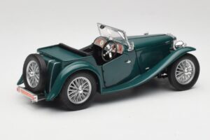 MG TC Midget Shires Green Road Legends 1:18 92468 Kov – obrázek 3 z 8