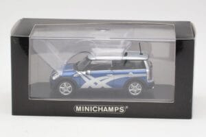 Mini Clubman R55 Cooper S Blue Metallic Onitsuka Tiger Minichamps 1:43 403138676 Kov – obrázek 4 z 4