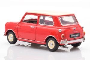 Mini Cooper 1275 S Červený Kyosho 1:18 8840 Kov – obrázek 7 z 8