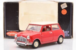 Mini Cooper 1275 S Červený Kyosho 1:18 8840 Kov – obrázek 8 z 8