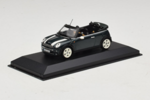 Mini Cooper Kabriolet Zelený s Bílým Pruhem Minichamps 1:43 80420309093-R1 Kov – obrázek 2 z 5