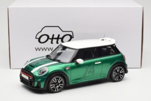 MINI Cooper F56 JCW British Racing Zelený Otto 1:18 OT1098 Pryskyřice – obrázek 6 z 6