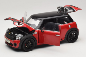 Mini Cooper John Cooper Works R56 Červený & Černý Kyosho 1:18 80430419909 Kov – obrázek 2 z 8