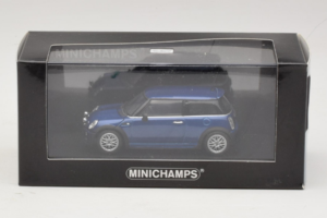 Mini Cooper One R50 Aero Modrý Minichamps 1:43 431138270 Kov – obrázek 4 z 4
