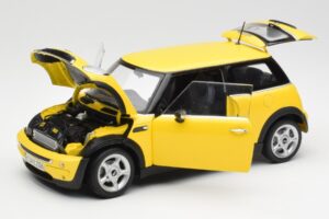 Mini Cooper One R50 Aerodynamický Paket Žlutý Kyosho 1:18 80430148553 Kov – obrázek 2 z 8