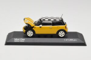 MINI One R50 Žlutý Minichamps 1:43 431138104 Kov – obrázek 2 z 5