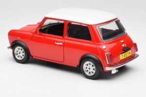 Mini Cooper Červený Bburago 1:18 3379 Kov – obrázek 7 z 8