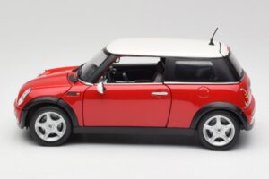 Mini Cooper R50 Červený Maisto 1:18 31619 Kov – obrázek 3 z 8
