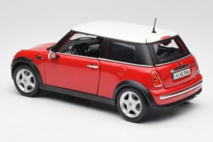 Mini Cooper R50 Červený Maisto 1:18 31619 Kov – obrázek 4 z 8