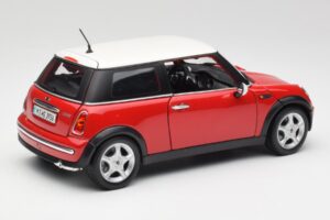Mini Cooper R50 Červený Maisto 1:18 31619 Kov – obrázek 5 z 8