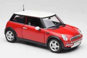 Mini Cooper R50 Červený Maisto 1:18 31619 Kov – obrázek 6 z 8
