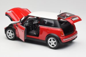 Mini Cooper R50 Červený Maisto 1:18 31619 Kov – obrázek 7 z 8