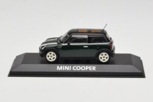 Mini Cooper S R53 Zelený S Pruhy Minichamps 1:43 MINI006 Kov