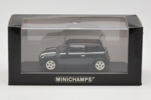 Mini Cooper S R53 Zelený S Pruhy Minichamps 1:43 MINI006 Kov – obrázek 2 z 4