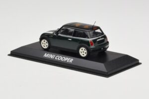 Mini Cooper S R53 Zelený S Pruhy Minichamps 1:43 MINI006 Kov – obrázek 3 z 4