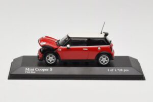 MINI Cooper S R53 Červený Minichamps 1:43 431138200 Kov – obrázek 5 z 5