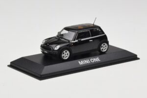 Mini One R50 Černý S Černou Střechou Minichamps 1:43 MINI005 Kov – obrázek 2 z 5