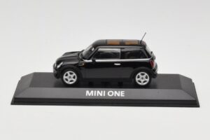 Mini One R50 Černý S Černou Střechou Minichamps 1:43 MINI005 Kov