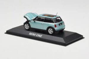 Mini One R50 Světle Zelený Se Světle Zelenou Střechou Minichamps 1:43 MINI003 Kov – obrázek 3 z 4