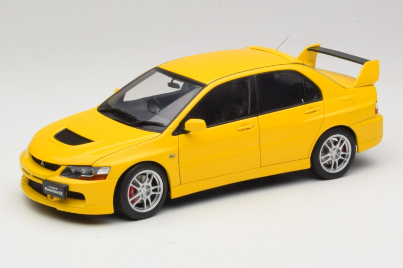 Mitsubishi Lancer Evolution IX GSR Žlutý AUTOart 1:18 77192 Kov