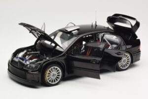 Mitsubishi Lancer Evolution WRC Plain Body Černý AUTOart 1:18 80528 Kov – obrázek 2 z 8
