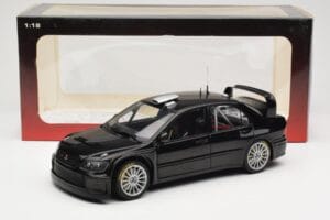 Mitsubishi Lancer Evolution WRC Plain Body Černý AUTOart 1:18 80528 Kov – obrázek 8 z 8