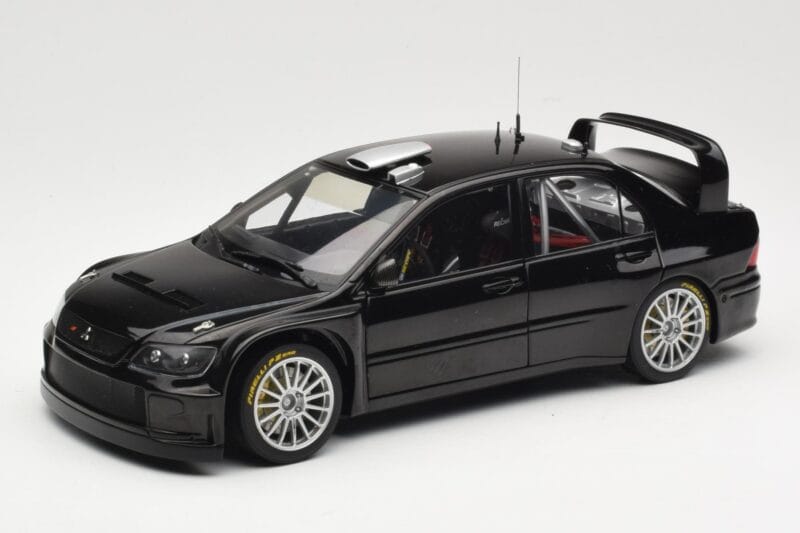 Mitsubishi Lancer Evolution WRC Plain Body Černý AUTOart 1:18 80528 Kov