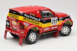 Mitsubishi Pajero Rallye Raid #205 Paris-Dakar Rally 2001 Solido 1:18 9022 Kov – obrázek 3 z 8