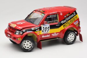 Mitsubishi Pajero Rallye Raid #205 Paris-Dakar Rally 2001 Solido 1:18 9022 Kov