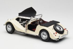 Morgan 4/4 Series II Bílý Kyosho 1:18 08111W Kov – obrázek 5 z 8
