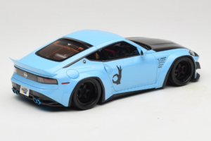 Nissan Fairlady Z RZ34 Pandem China Blue Black GT Spirit 1:18 GT943 Pryskyřice – obrázek 2 z 6