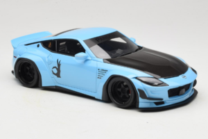 Nissan Fairlady Z RZ34 Pandem China Blue Black GT Spirit 1:18 GT943 Pryskyřice – obrázek 4 z 6