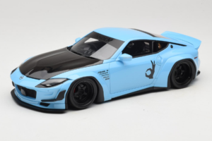 Nissan Fairlady Z RZ34 Pandem China Blue Black GT Spirit 1:18 GT943 Pryskyřice