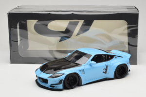 Nissan Fairlady Z RZ34 Pandem China Blue Black GT Spirit 1:18 GT943 Pryskyřice – obrázek 6 z 6