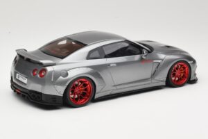 Nissan GT-R R35 Prior Design Šedý GT Spirit 1:18 GT243 Pryskyřice – obrázek 2 z 6