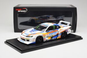 Nissan Silvia S15 LB-Super Silhouette #555 Formula Drift Japan 2023 TopSpeed 1:18 TS0586 Pryskyřice – obrázek 6 z 6