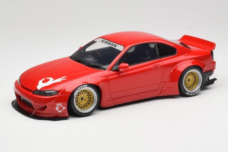 Nissan Silvia S15 Rocket Bunny Burning Red Otto 1:18 OT1115 Pryskyřice