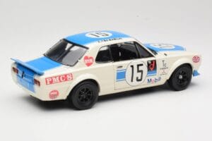 Nissan Skyline 2000GT-R KPGC10 #15 K. Takahashi Nissan Works JTCC 1972 Kyosho 1:18 08122B Kov – obrázek 3 z 8