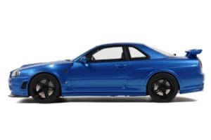 Nissan Skyline GT-R R34 NISMO Z-Tune Bayside Blue Otto 1:12 G082 Pryskyřice – obrázek 4 z 4