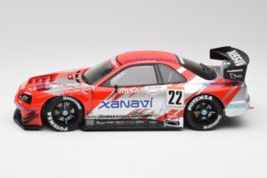 Nissan Skyline GT-R #22 M. Krumm / S. Motoyama Xanavi Nismo JGTC 2002 AUTOart 1:18 80277 Kov – obrázek 3 z 6